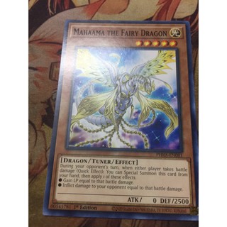 Thẻ Bài Yugioh | Mahaama the Fairy Dragon - PHRA-EN081 - Common 1st Edition | By Đức