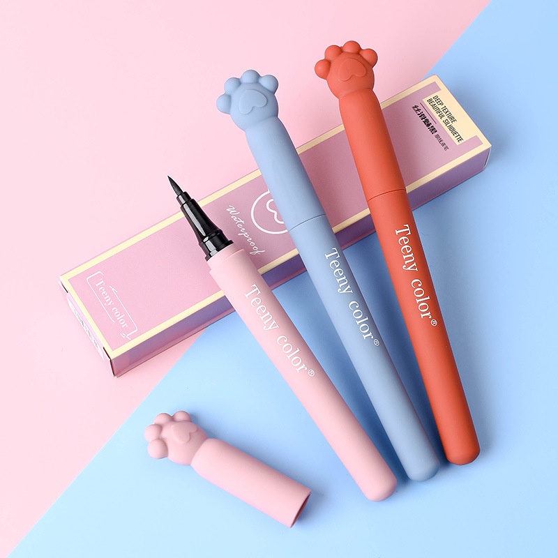 Kẻ mắt nước TEENY COLOR nét mảnh chống trôi Waterproof Eyeliner BELLEMYSTERY TEEN01