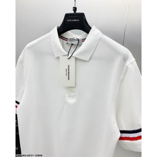 Áo Polo cao cấp, áo thun cotton mát mịn 3 màu hai tay áo cực chất cho nam nữ