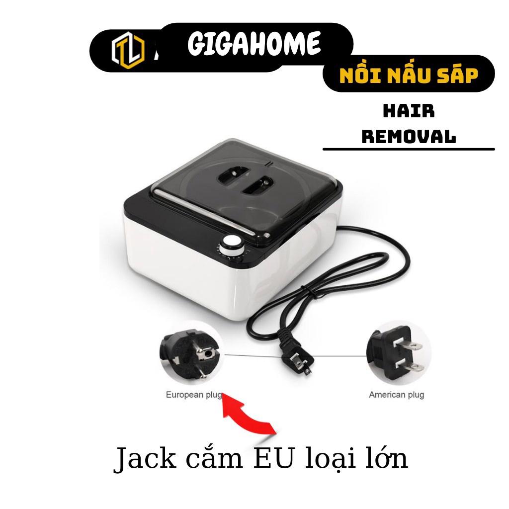 Nồi Nấu Sáp Cao Cấp Wax Hạt Đậu Chống Dính GIGAHOME Bộ Nồi Đun Sáp Nóng Chảy Wax Lông HAIR REMOVAL