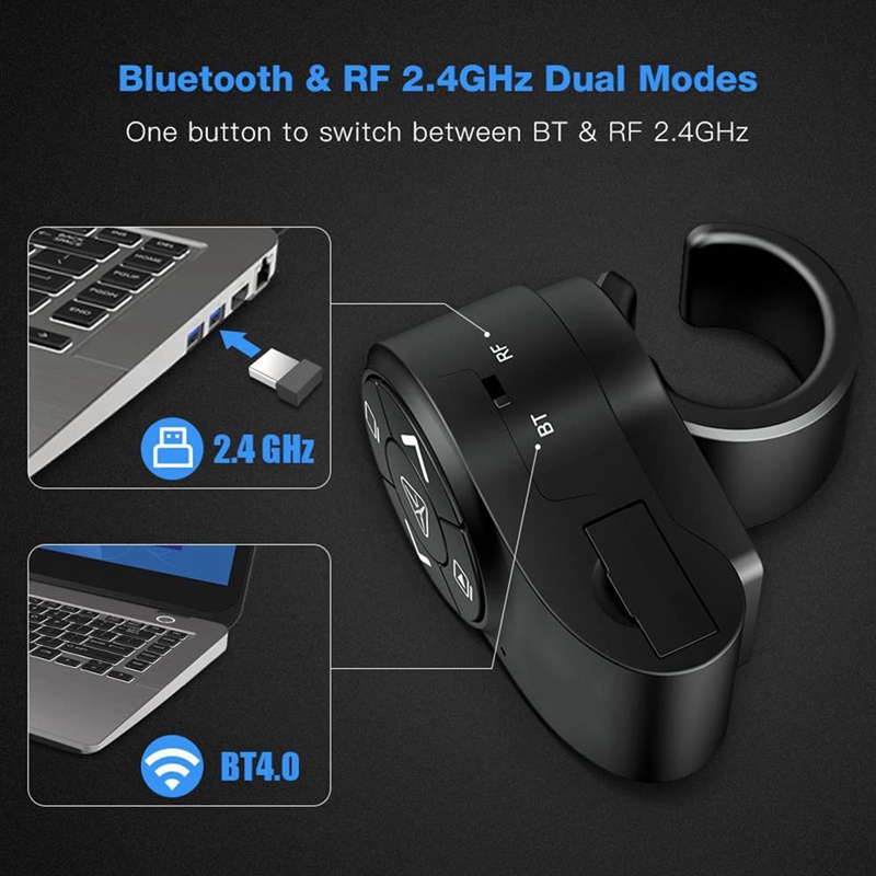 Thiết Bị Trình Chiếu Bluetooth Không Dây RF 2.4GHz Có Thể Sạc Lại