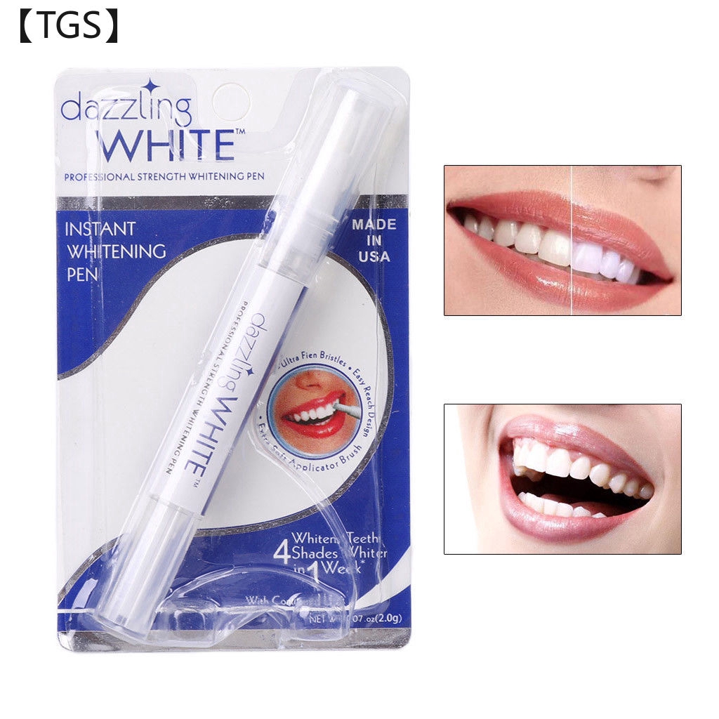 【TGS】(Vệ sinh miệng)Oral Care Mint Tooth White Professional Strength Instant Rotary Teeth Whitening Gel Pen