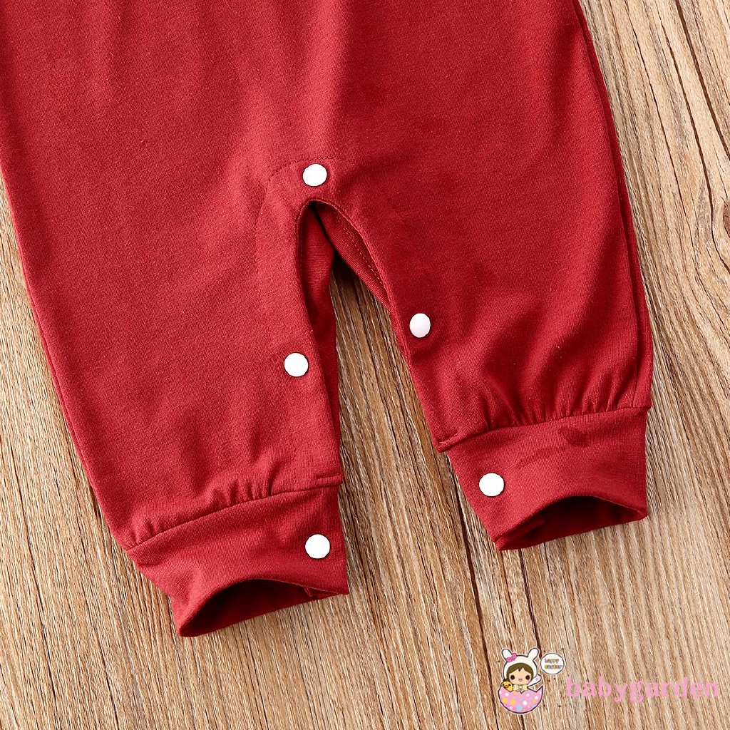 Jumpsuit Tay Ngắn Hoạ Tiết Chữ In Cho Bé Trai 0-24 Tháng Tuổi