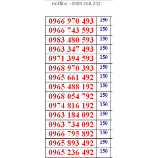 sim viettel 10 số đuôi 92,93.(nhập mã VINH1004 giảm 30k)dk chính chủ miễn phí ảnh 15