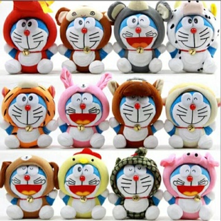 Gấu Bông Doraemon Cosplay 12 Con Giáp Doraemon