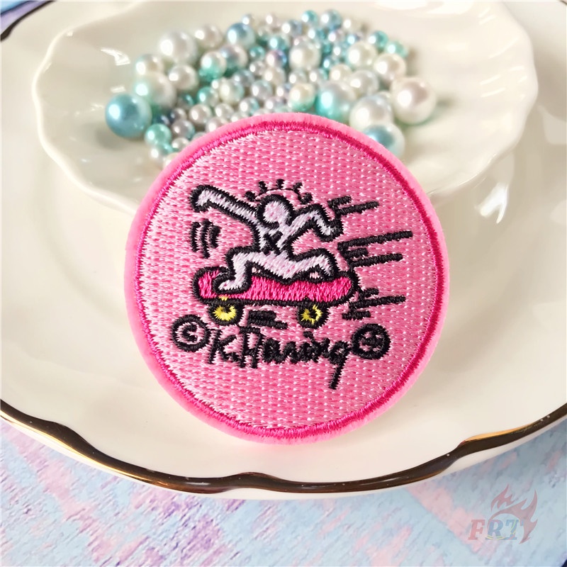 1 Sticker ủi thêu chữ Let 's Pink! Vsco thời trang