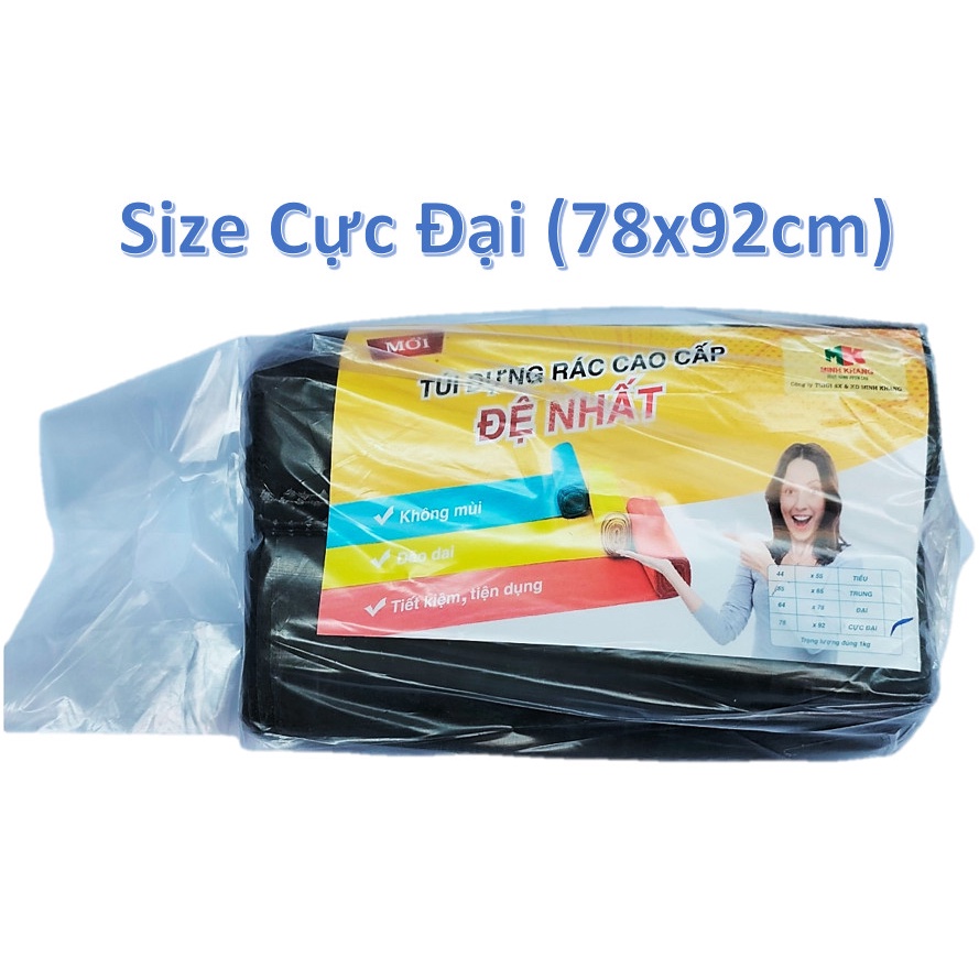 Túi Đựng Rác Đen 1kg Tự Hủy