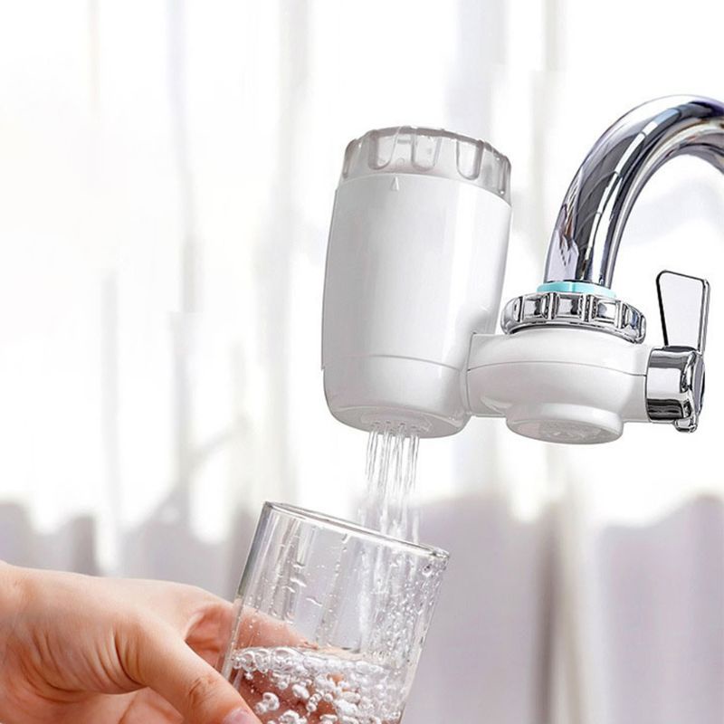 Vòi Lọc Nước Bằng Gốm Sứ Màu Trắng Thay Thế Cho Hệ Thống Lọc Nước