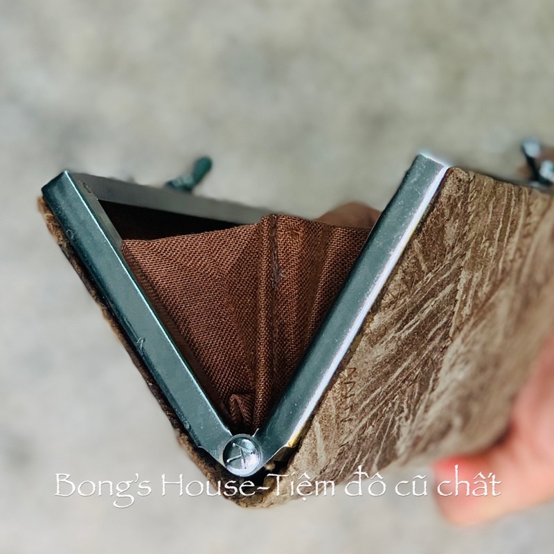 Cốp kén tằm  phong thuỷ size 18cm hàng 2hand Japan