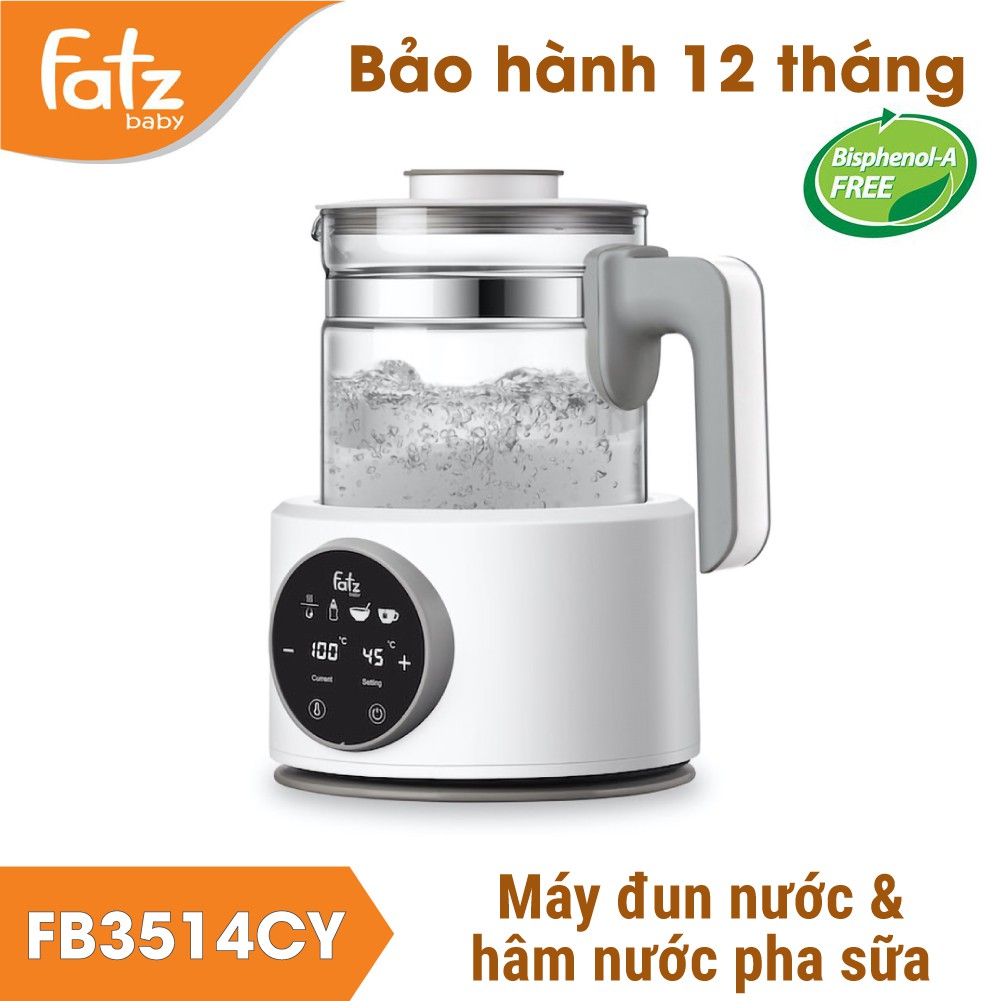 [Chính Hãng] Máy đun nước và hâm nước pha sữa điện tử Fatzbaby QUICK 4 FB3514CY - Máy đun nước pha sữa Fatz Baby