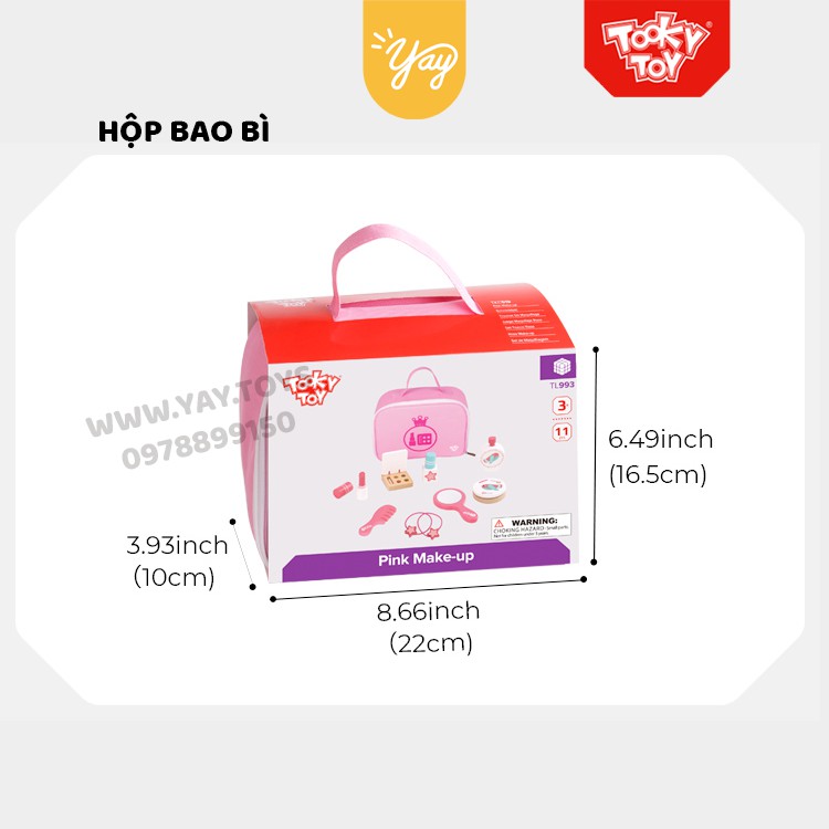 [CAO CẤP] Đồ Chơi Túi Trang Điểm Bé Gái TOOKY TOY 3+