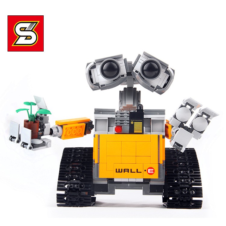 [Hàng có sẵn-Xả hàng tăng doanh số] Bộ đồ chơi Lego Lepin 16003 Lắp Ráp Mô Hình Người Máy Xe Robot WALL.E
