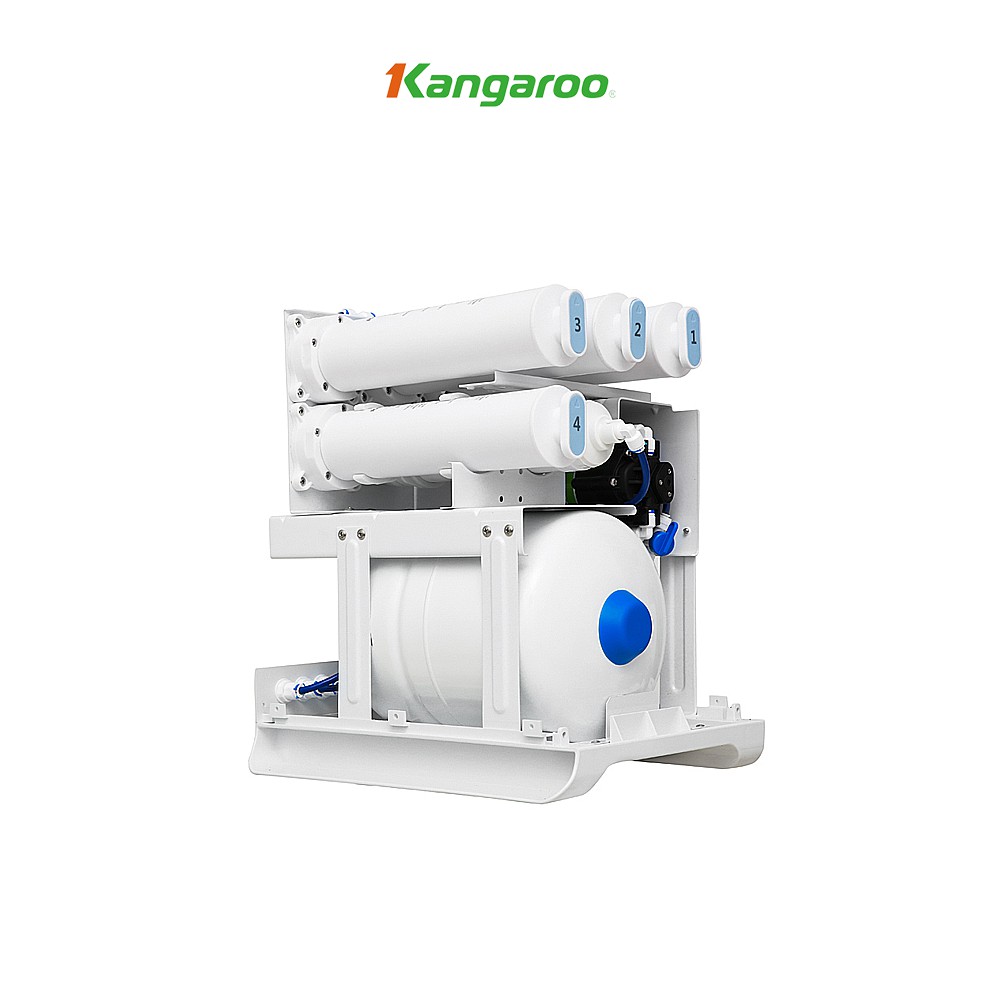 Máy lọc nước Hydrogen Kangaroo RO 5 lõi UNDERSINK thân vỏ trắng KG100HU+