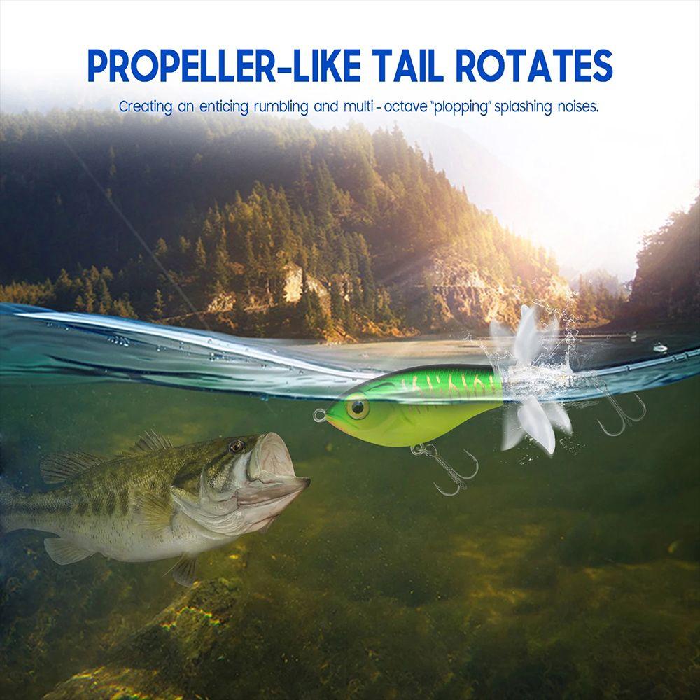 MUVAKO Mồi Câu Cá Nhân Tạo 2 Đoạn Có Móc Tiện Dụng