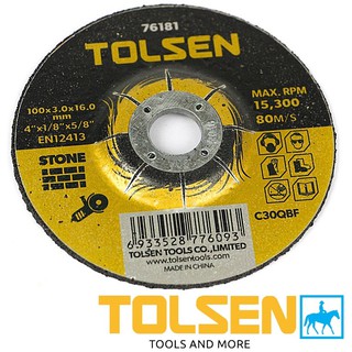 Đĩa cắt đá 100mm x 3mm tolsen 76181