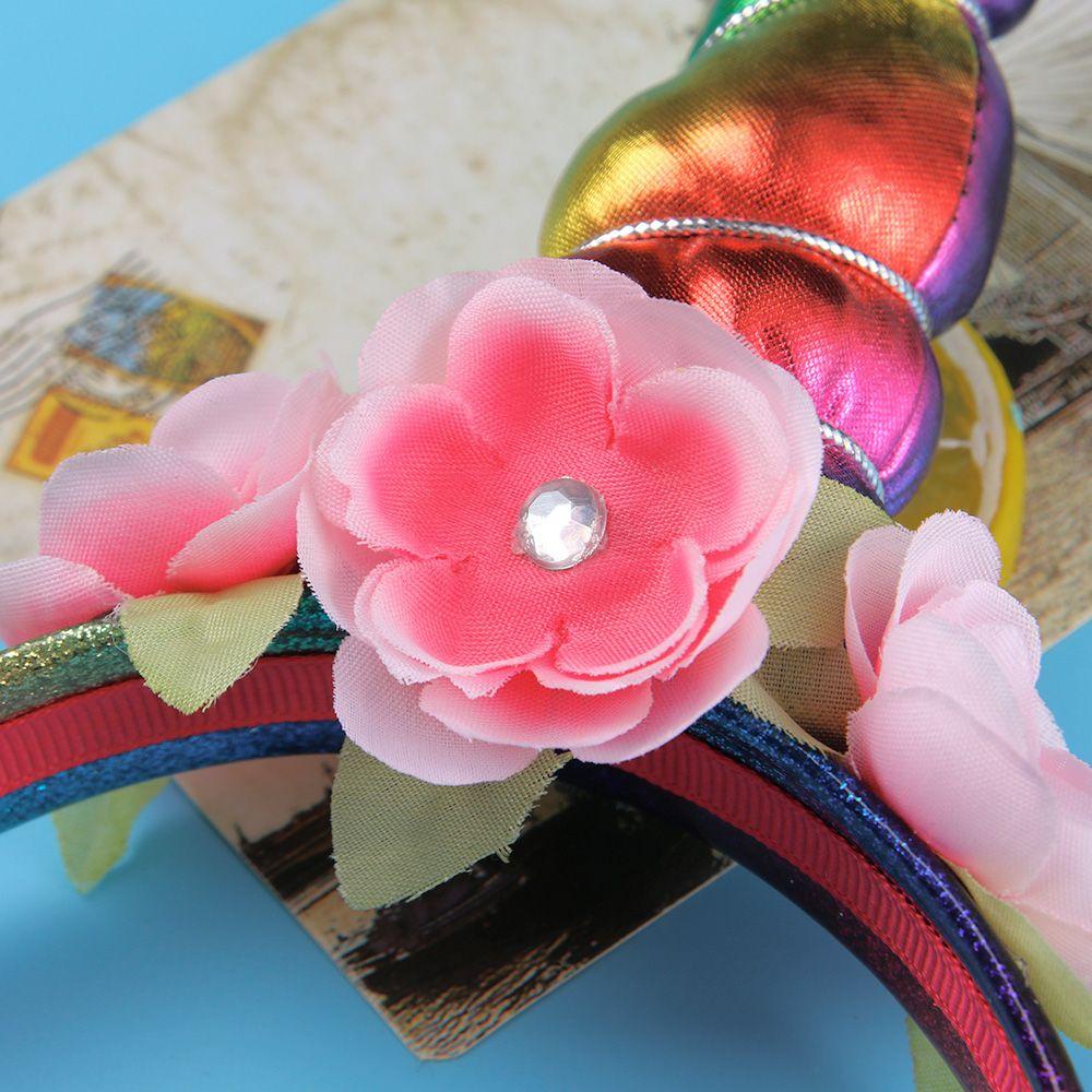 ESPO Băng Đô Cài Tóc Hình Sừng Kỳ Lân Phối Chuông Đáng Yêu Cho Bé