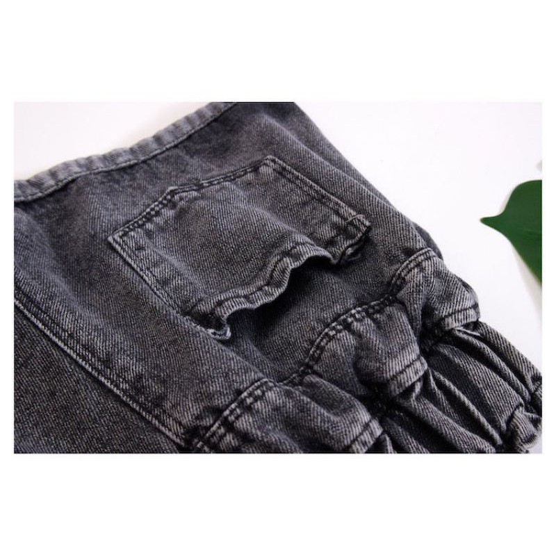 Quần short denim thời trang cho bé gái, quần short bò xinh xắn cho bé gái