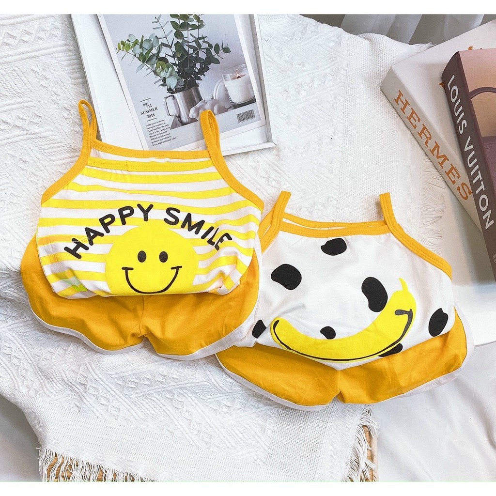 Đồ bộ bé gái 7-17kg - đồ bộ cho bé gái 2 dây chất đẹp mát