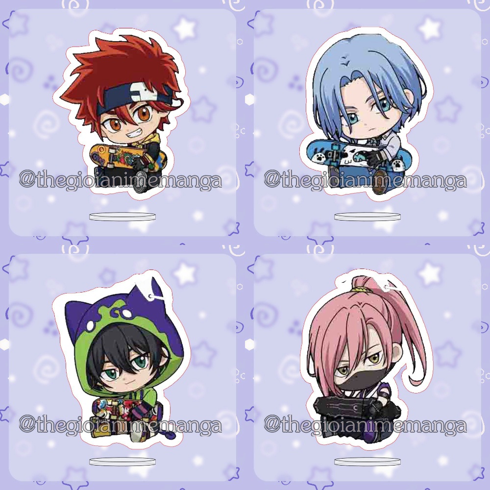 Mô hình Standee SK8 SK Eight THE INFINITY anime chibi mica trưng bày