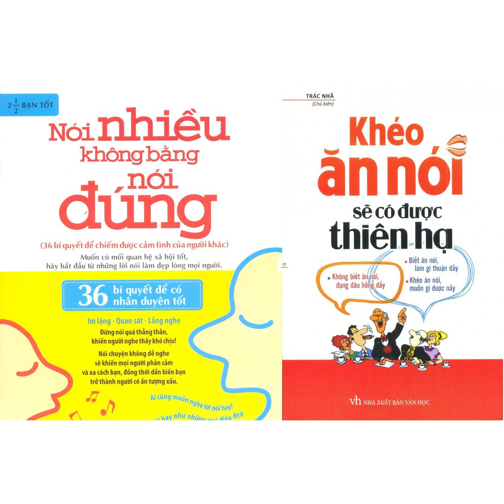 Combo Sách Nói Nhiều Không Bằng Nói Đúng, Khéo Ăn Nói Sẽ Có Được Thiên Hạ