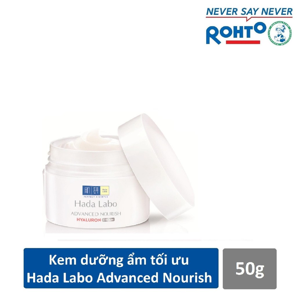 Kem Dưỡng Ẩm Tối Ưu Hada Labo Advanced Nourish Hyaluron Cream - Hũ 50g