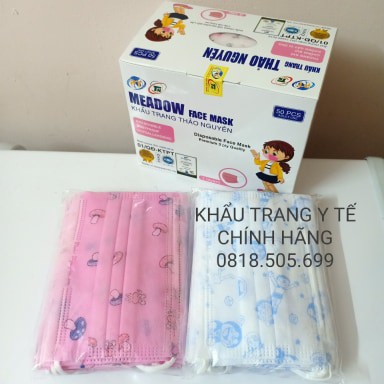 Khẩu trang y tế trẻ em hộp 50 cái (Hàng chính hãng)