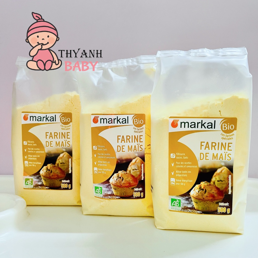 Bột bắp hữu cơ Markal 500g (HSD 1/2023)