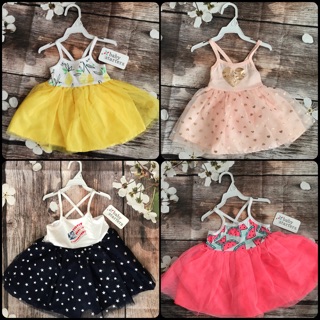 Váy 2 dây bé gái hàng tqxk sz 3m-4y