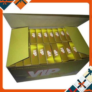Bao cao su Vip plus mới - Hộp 144 chiếc