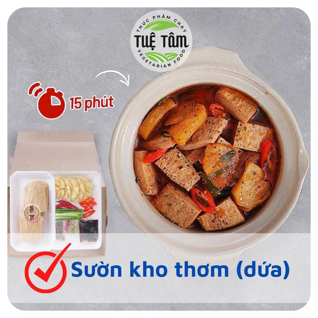 Sườn chay, sườn non chay hảo hạng phục vụ ăn chay (sườn non chay 1 kg loại dày). | BigBuy360 - bigbuy360.vn