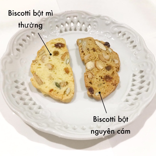 Bánh biscotti Nguyên Cám Protein 100g các vị | BigBuy360 - bigbuy360.vn