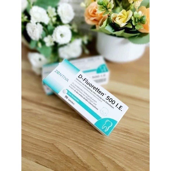 Đức - Viên ngậm bổ sung Vitamin D Fluoretten 500 I E và ngừa sâu răng cho trẻ nhỏ hiệu quả