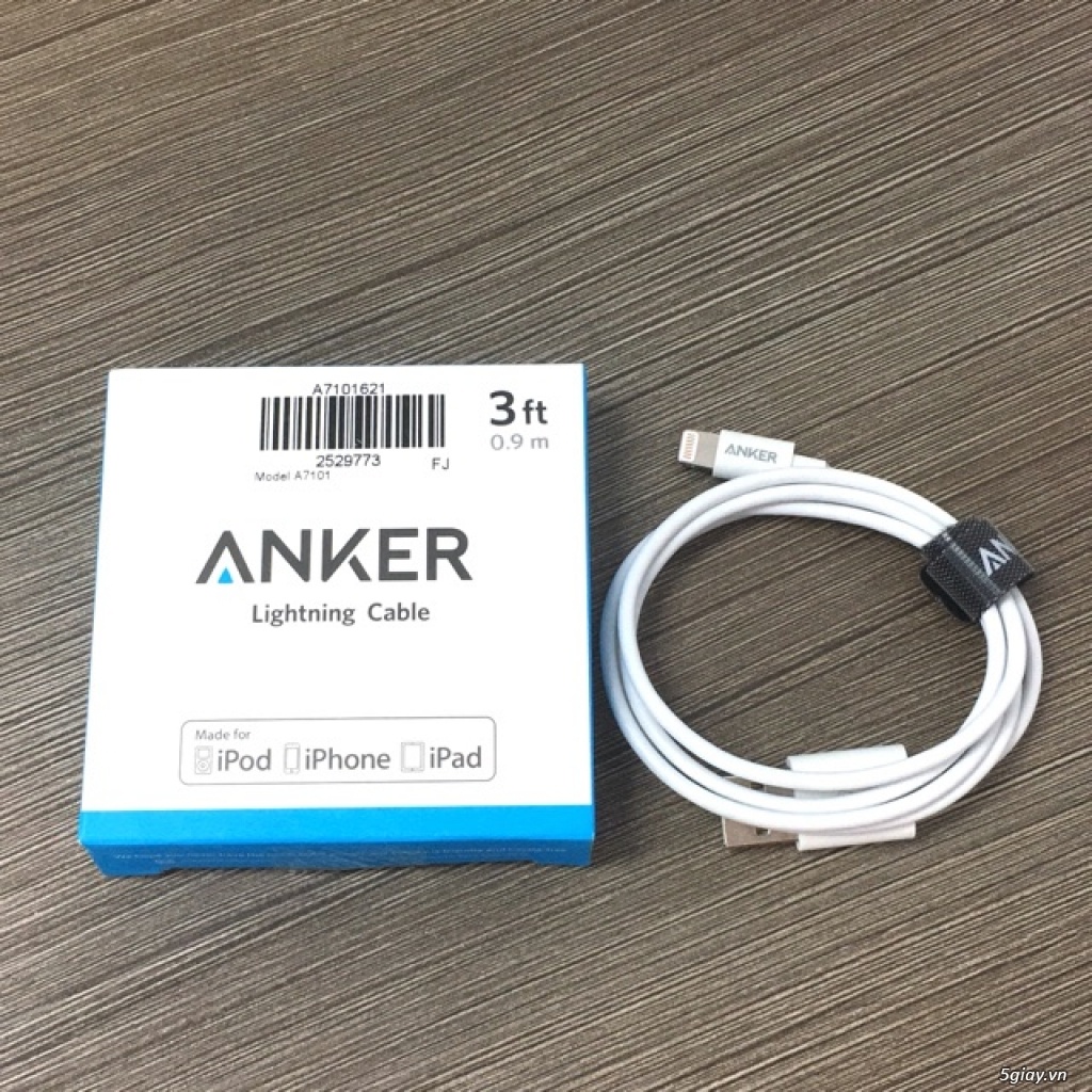 Dây Sạc ANKER A7101/A8432 Sạc cho ip