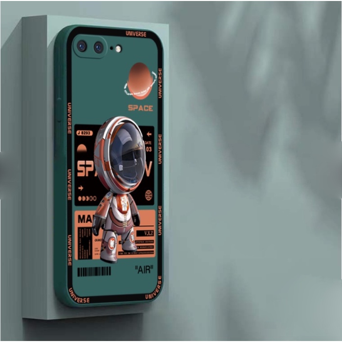 Ốp Điện Thoại Họa Tiết Phi Hành Gia Hoạt Hình Chống Sốc Cho iPhone 6 6s 7 8 Plus XS 11 12 13 14 Pro MAX 14 Plus XR X