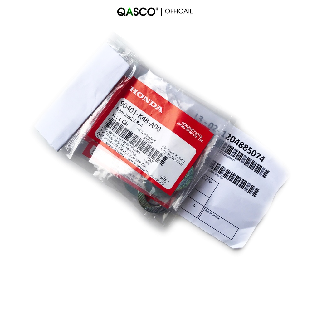 Đệm HONDA cỡ 15x25.8x4  QA(90401K48A00) _( 81)