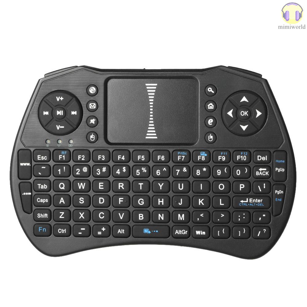 MIWO 2.4GHz Wireless Keyboard Air Mouse Touchpad Handheld Remote Control for Android TV BOX PC Smart TV