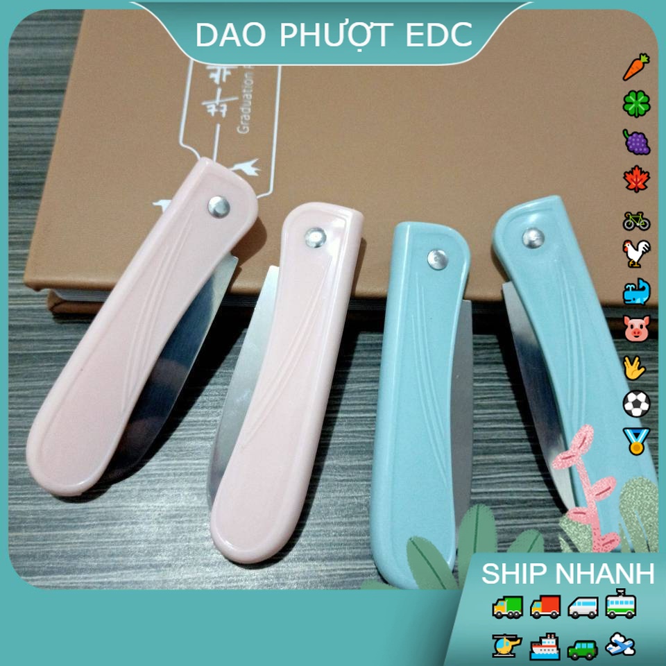 Dao Nhựa Gọt Hoa Quả - Nhựa Siêu Nhẹ - Lưỡi Mỏng và Sắt Bén 
Dễ Đem đi
