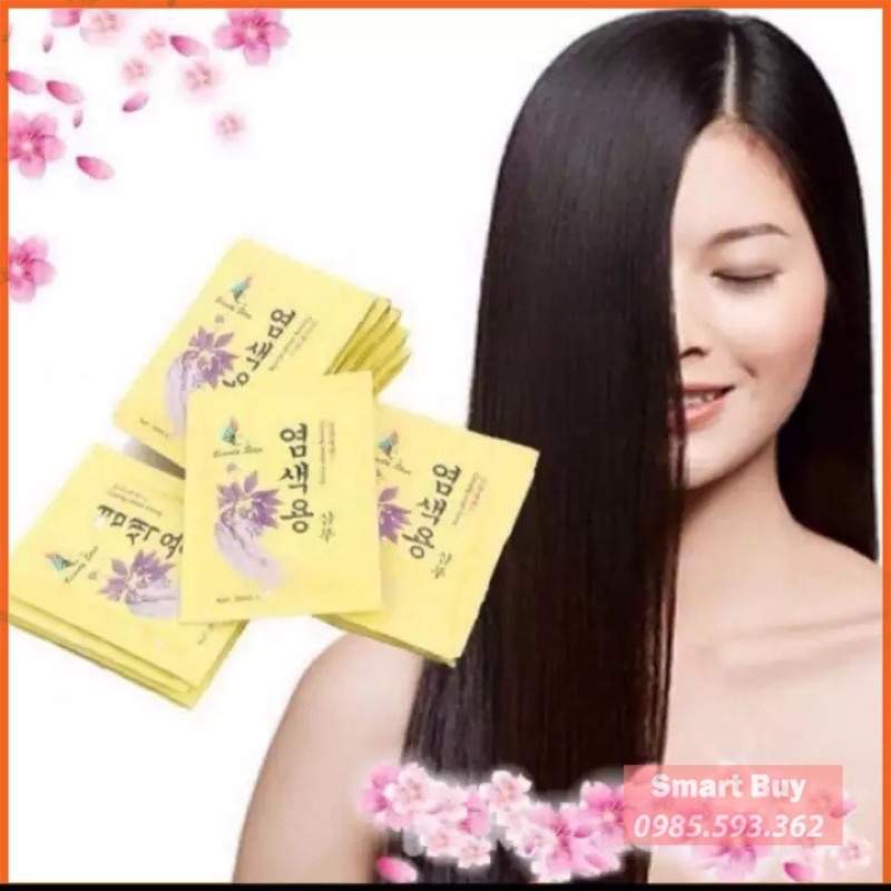 Gội nhuộm thảo dược vàng