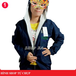 Áo khoác dù thêu logo (RAW) [Hình ảnh thật]