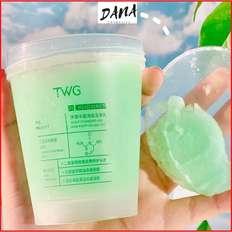 Tẩy tế bào chết tóc muối biển làm sạch gàu dầu gội tóc bết ngứa đầu chăm sóc tóc nội địa trung DANA