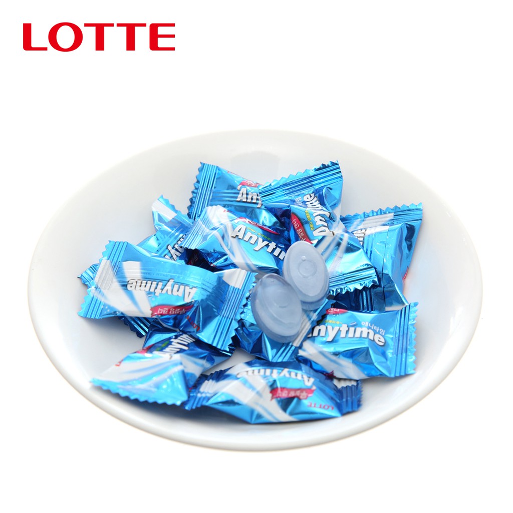 KẸO NGẬM KHÔNG ĐƯỜNG HƯƠNG BẠC HÀ LOTTE XYLITOL ANYTIME BLUEMARINE