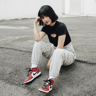 [𝐇𝐎𝐓 𝐓𝐑𝐄𝐍𝐃 𝟐𝟎𝟐𝟏!!!] Giày Jordan CHICAGO MID BLACK TOE HIGH !!!