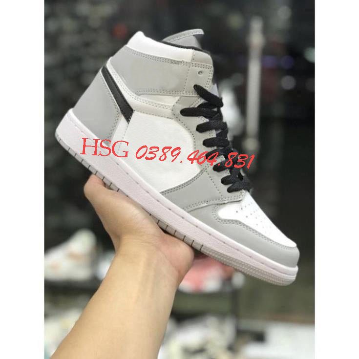 Giày thể thao sneaker J grey xám đen cao, xám đen thấp hottrend 2021