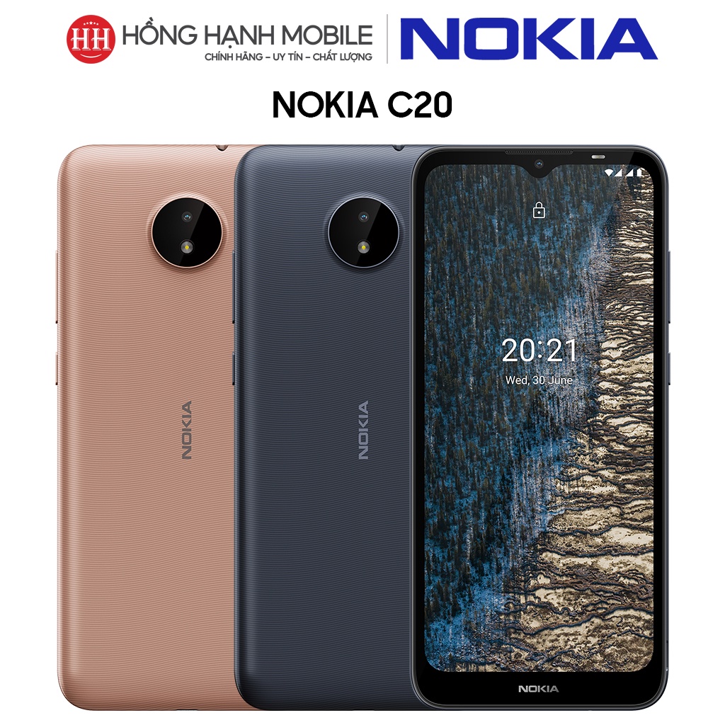 Điện Thoại Nokia C20 2GB/16GB - Hàng Chính Hãng