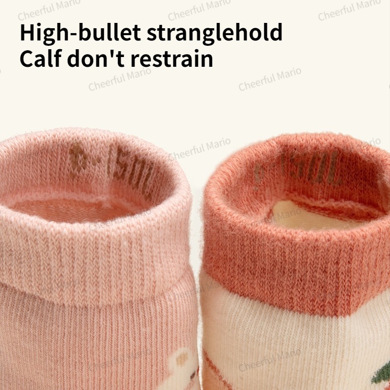 Vớ Cheerful Mario chất liệu cotton thoải mái cho trẻ em