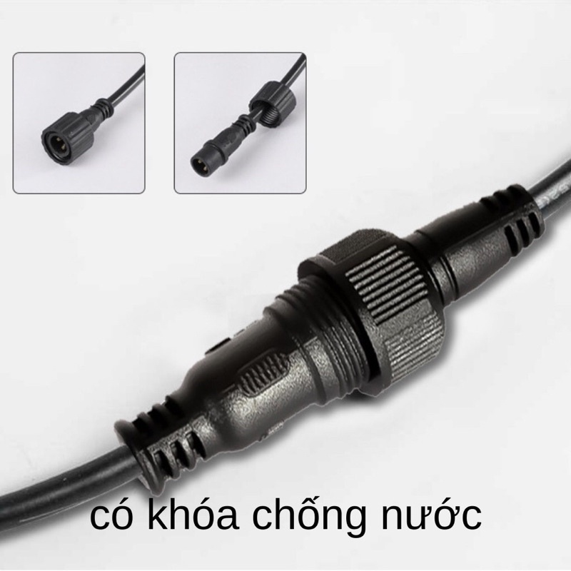 Dây nối 5m DC Chính Hãng JD Cho Đèn Pha Năng lượng Mặt Trời, Dây Nối Đèn Led Solar, Chính Hãng Chuẩn Chất Lượng