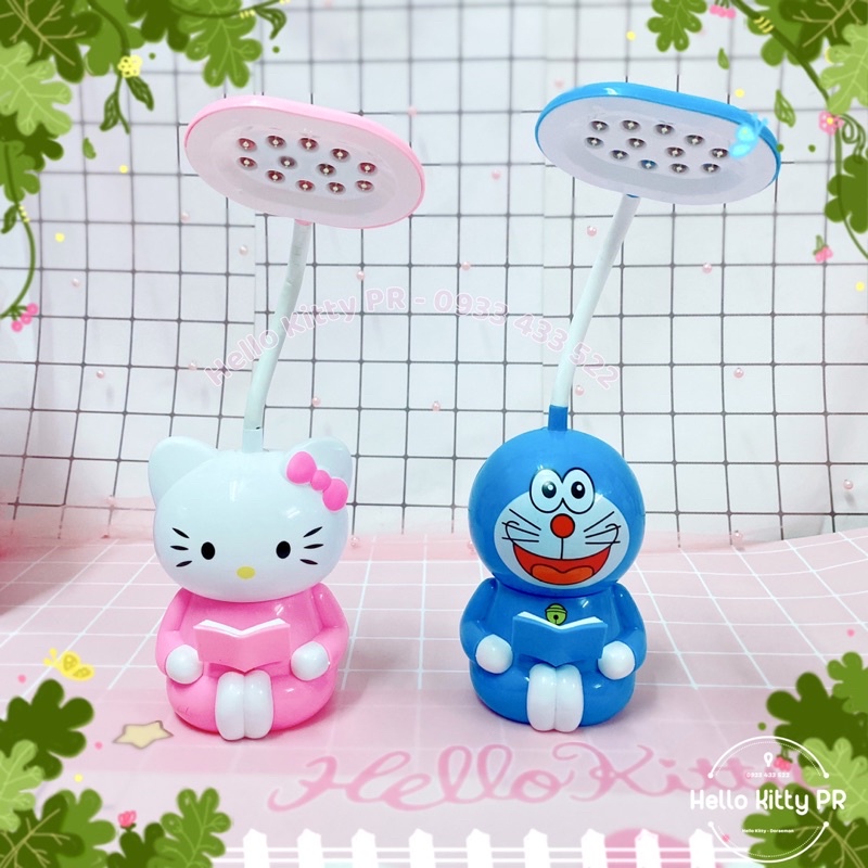 Đèn led tích điện Doremon Hello Kitty