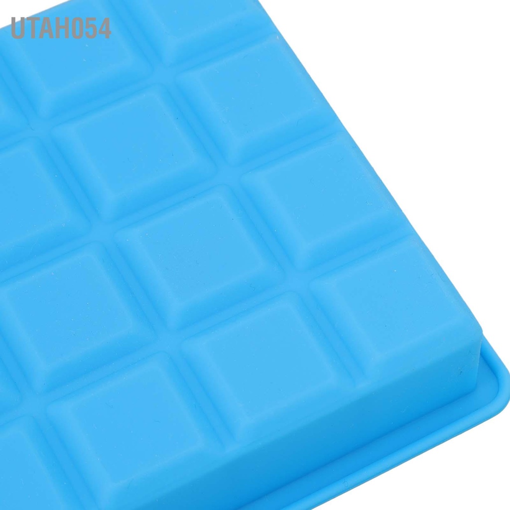 Utah054 Khay đá 3 cái có thể tái sử dụng 24 lưới Khuôn làm nắp tháo rời Dễ dàng khuôn Máy bằng silicon cho rượu Whisky