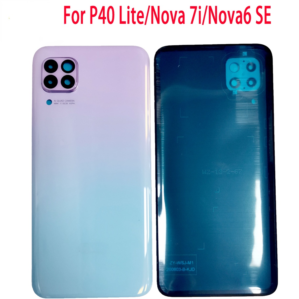 Nắp Lưng Điện Thoại Huawei Nova 7i P40 Lite Nova 6 SE Thay Thế Chuyên Dụng Cho