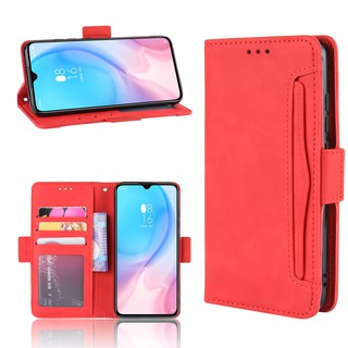 Ốp lưng da kiểu ví cho Xiaomi Mi A3
